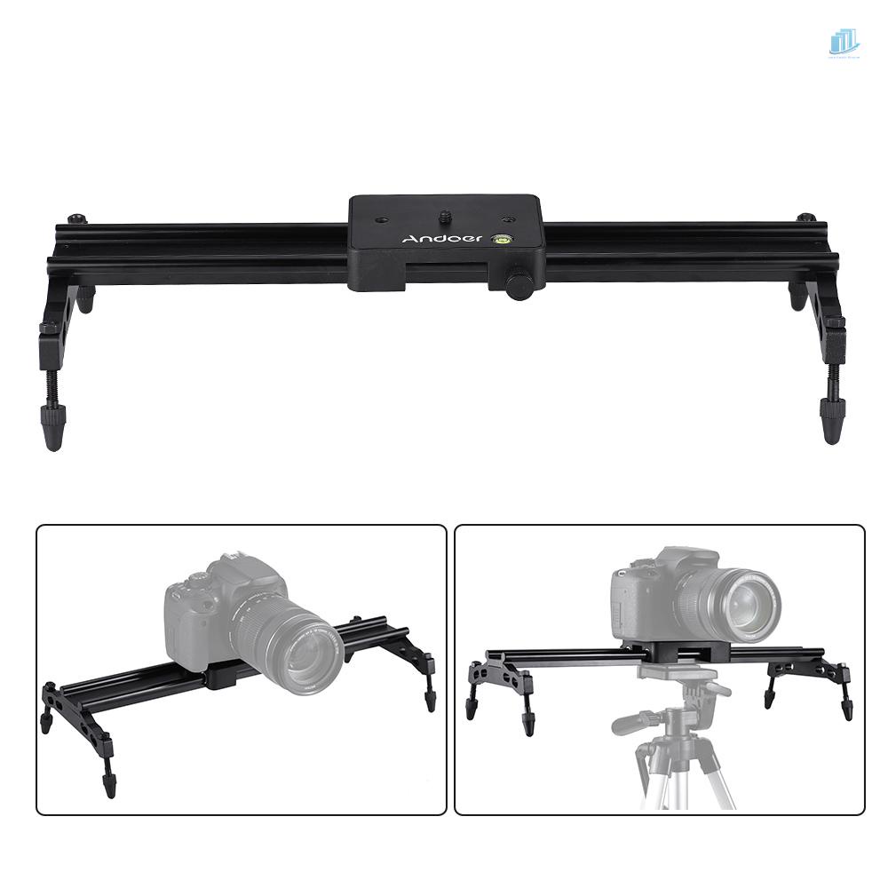 Thanh Trượt Camera Cầm Tay Bằng Hợp Kim Nhôm Andoer 40cm / 15.7in 40cm Máy Quay Phim 6kg / 1.3lb 6kg / 1.3lb Chuyên Dụng Cho DSLR DV Camcorder