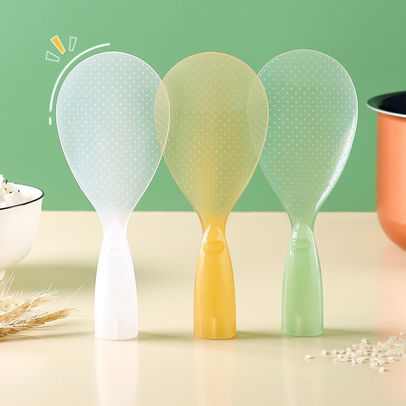 Muỗng Cơm Móc Mái Chèo Giá Đỡ Thìa Có Cốc Hút Để Gạo Khoai Tây