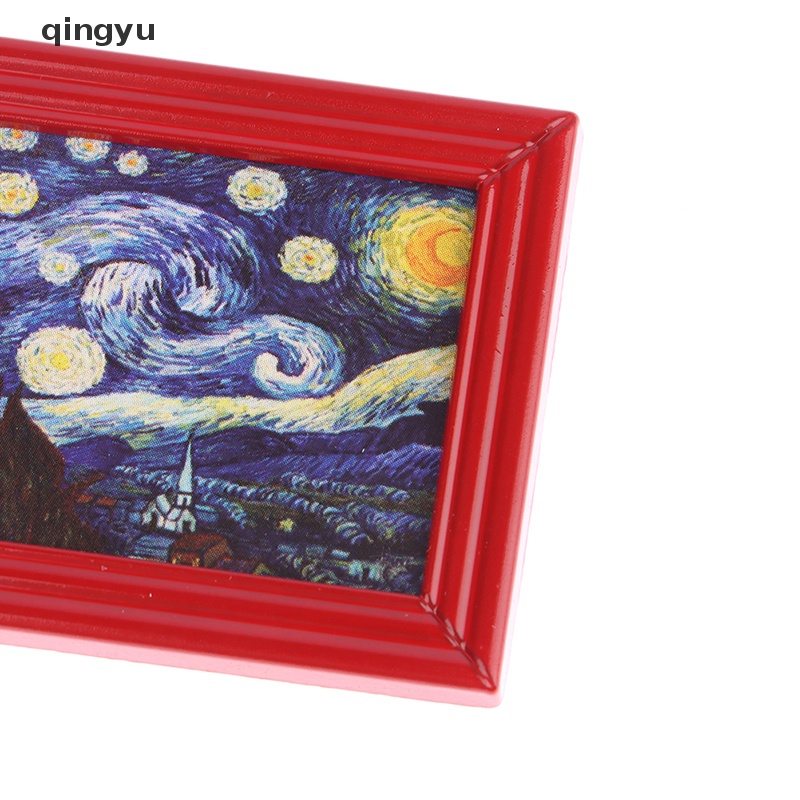 Tranh Sơn Dầu Hình Bầu Trời Sao Treo Trang Trí Nhà Búp Bê Tỉ Lệ 1: 12