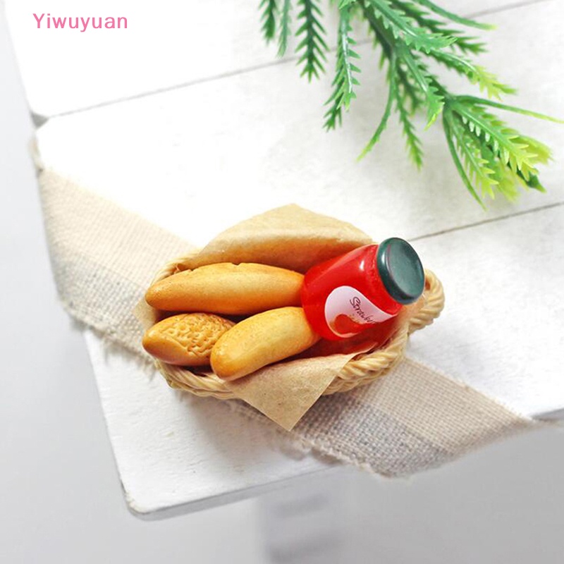 1 Giỏ Bánh Mì Sandwich Đồ Chơi Búp Bê Cỡ 1 / 12 Mới