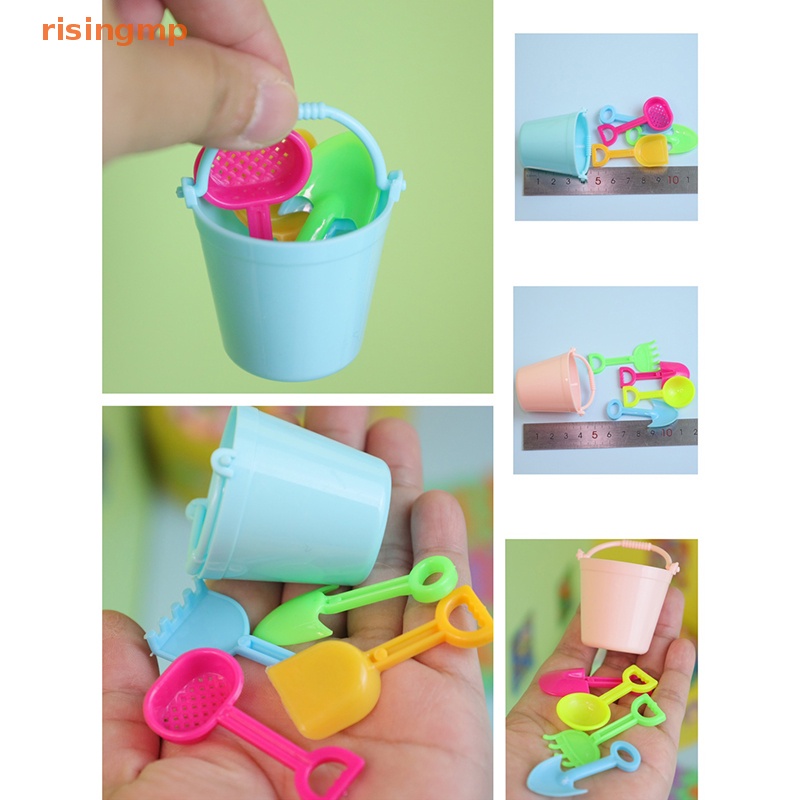 [risingmp] 1 Bộ Đồ Chơi Xúc Cát Bãi Biển Mini 1 / 12 Trang Trí Nhà Búp Bê