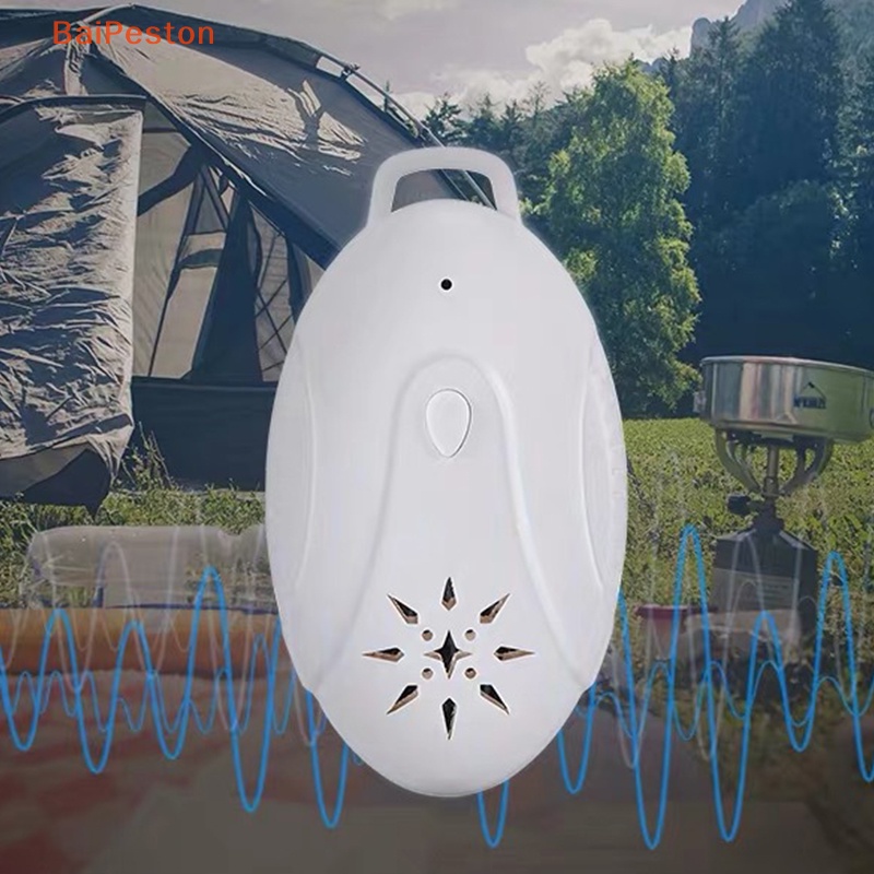 Thiết Bị Diệt Muỗi Bằng Sóng Siêu Âm Không Độc Hại Sạc Cổng USB Tiện Dụng Mang Theo Du Lịch / Cắm Trại