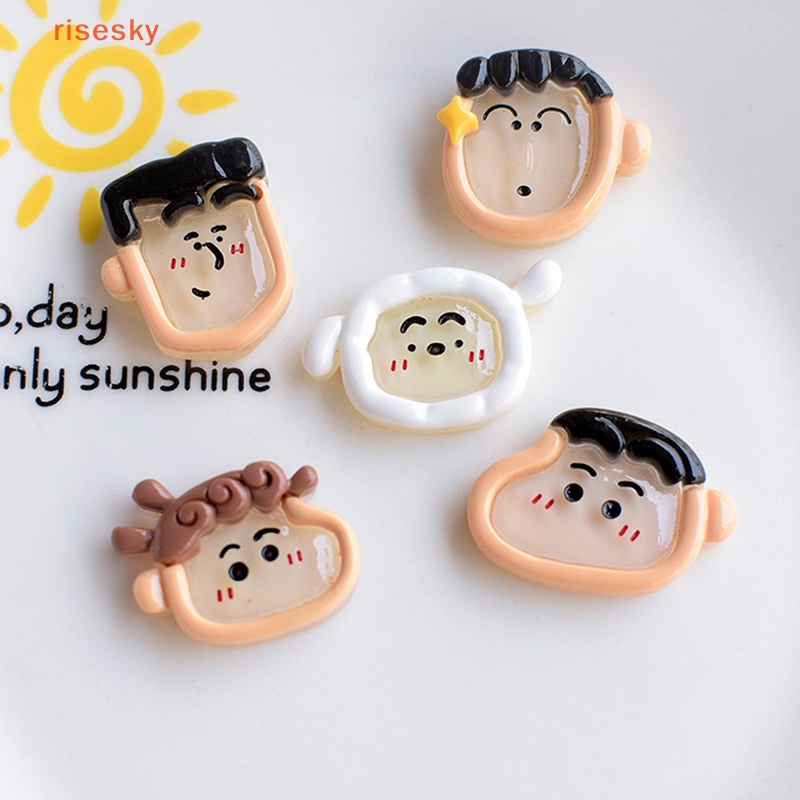 [risesky] Phụ Kiện Tóc Hoạt Hình Shin-Chans Dễ Thương Sáng Tạo Ngọt Ngào Cho Điện Thoại