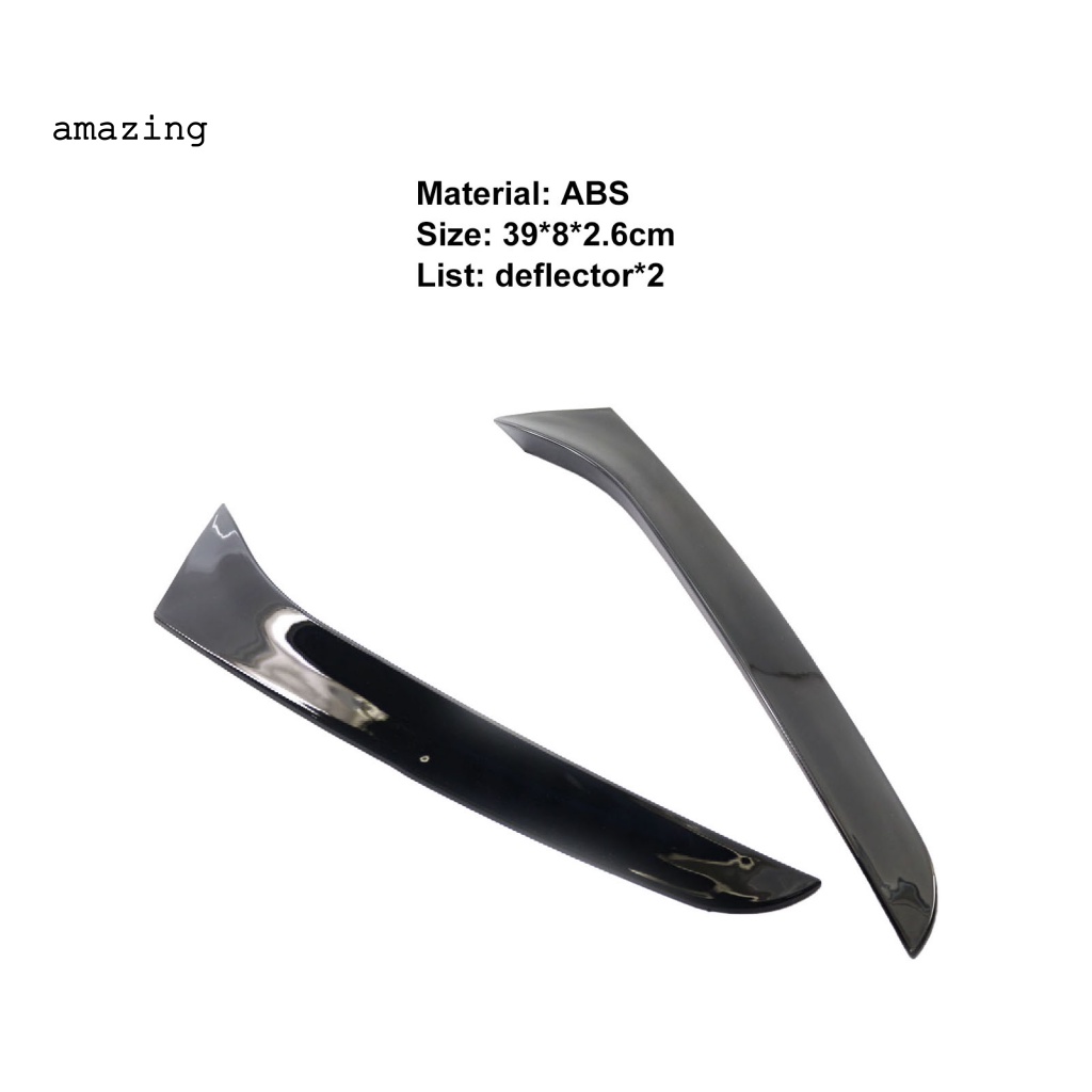 Bộ 2 Cánh Gió Chống Trầy Xước Màu Đen Sáng Cho VW Magotan-Passat B7 Wagon11-15