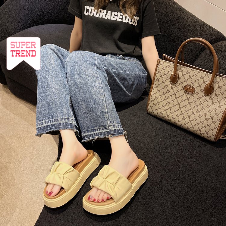 Dép Quai Ngang In Họa Tiết Phong Cách Roman Dễ Phối Đồ Thời Trang Cho Nữ