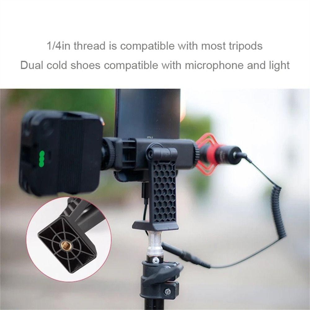 QUINTON Giá Đỡ Kẹp Điện Thoại Gắn Chân Máy Ảnh DSLR Tiện Dụng