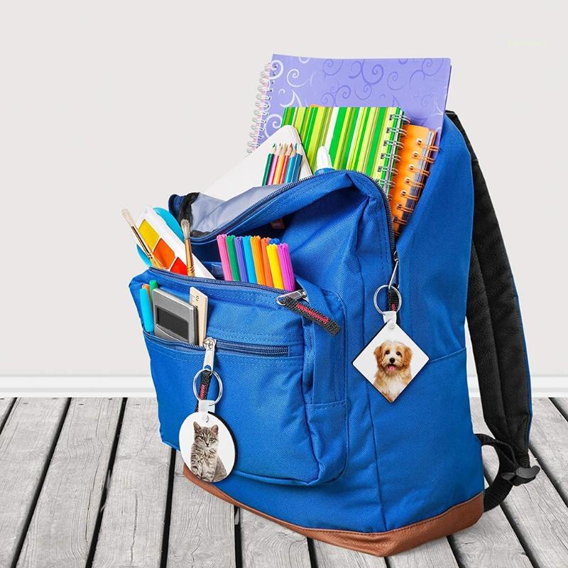 Set 36 Phụ Kiện Làm Móc Khóa In Hai Mặt Chịu Nhiệt