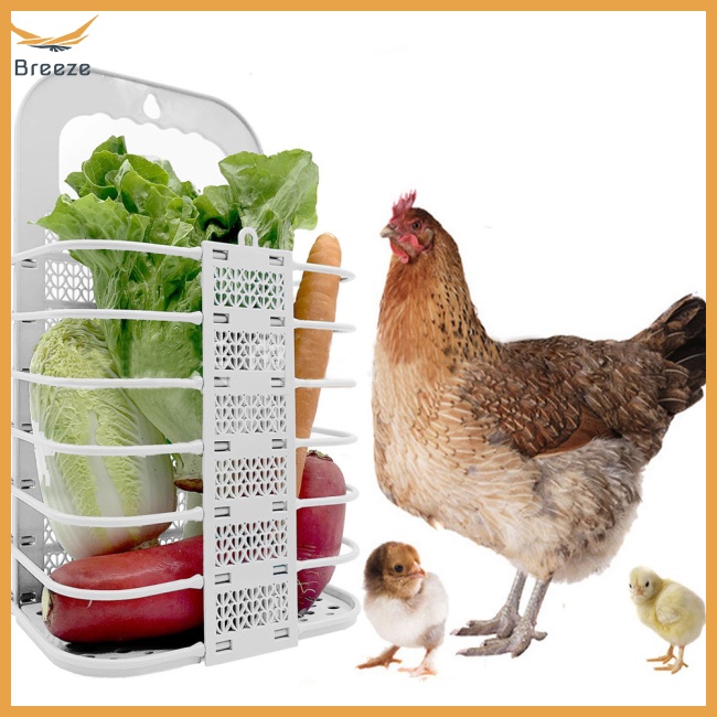 Rổ Đựng Thức Ăn Treo Chuồng Gà / Chim Bồ Câu Có Thể Gấp Gọn Tiện Lợi