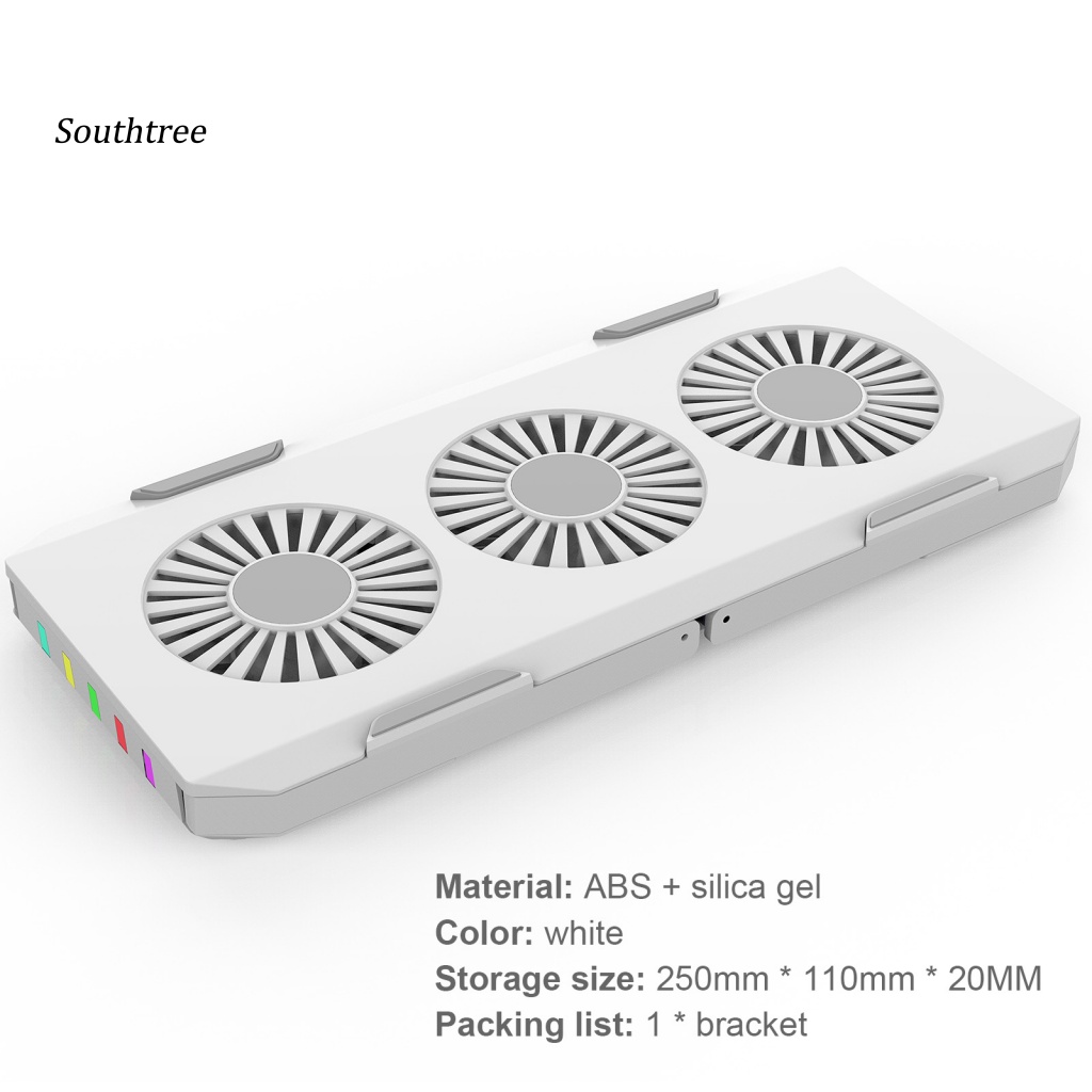 Giá Đỡ Laptop / Máy Tính Bảng RGB X1 Tản Nhiệt Chống Trượt Có Thể Gập Lại Đa Năng