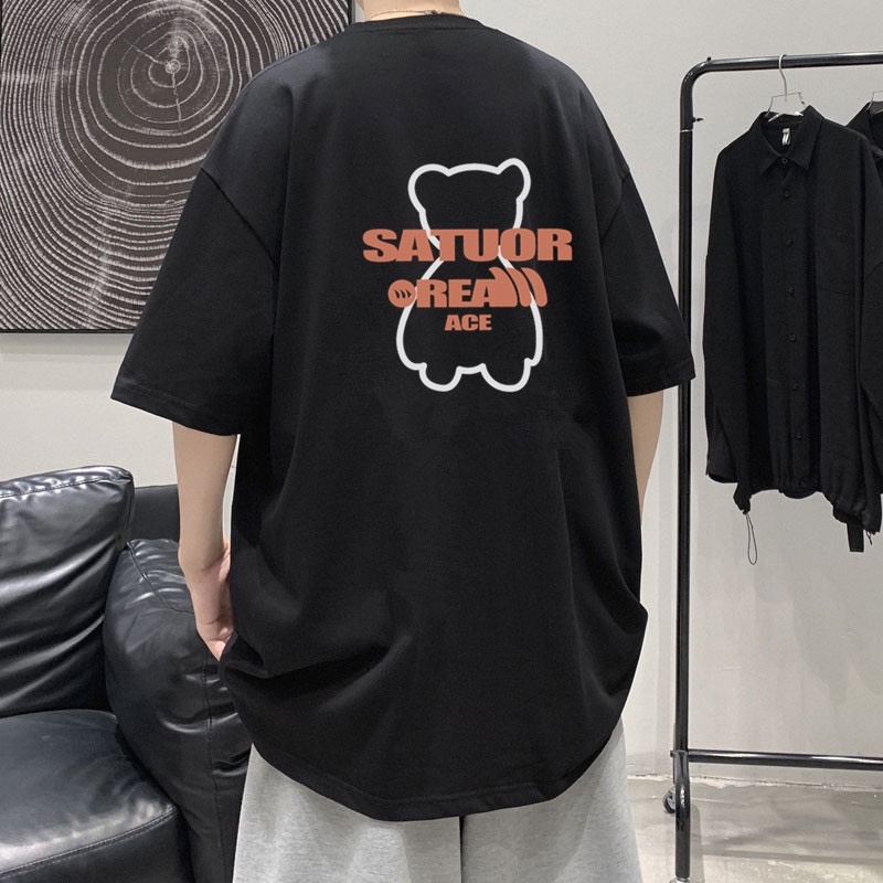 Áo Thun Tay Ngắn In Hình Gấu N 88-Classic Thời Trang Mùa Hè Cho Nam Và Nữ