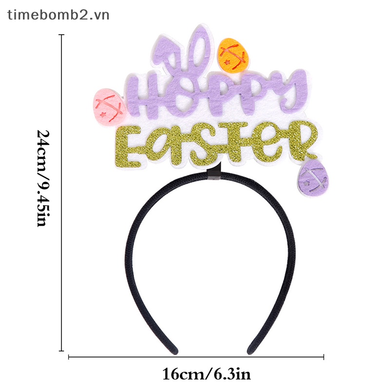 {Timebomb} Băng Đô Tai Thỏ Dễ Thương Thoải Mái Hóa Trang Tiệc Phục Sinh Dành Cho Trẻ Em Và Người Lớn
