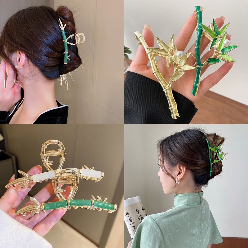 Kẹp Tóc Kim Loại Hình Cá Mập Thời Trang Cho Nữ CHLINS