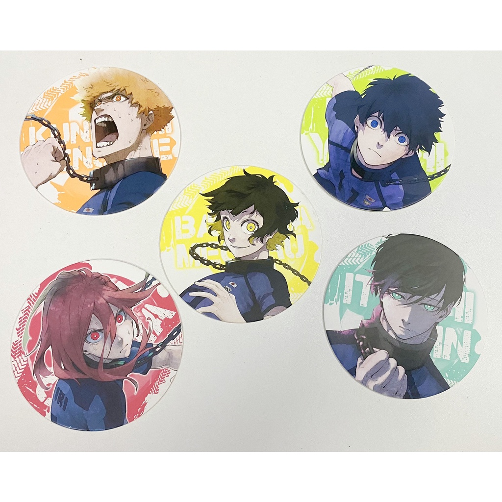 Full bộ quà Offline Blue Lock Việt Nam - Bìa limited, card tranh shikishi, bookmark, lót ly Blue Lock