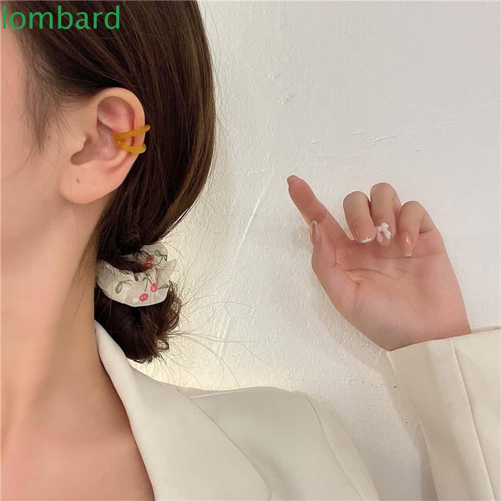 Khuyên Kẹp Vành Tai Hình Tròn Phong Cách Hàn Quốc Dễ Thương Cho Nữ