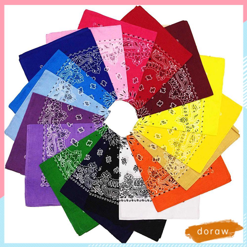 Khăn Bandana 100% Cotton In Họa Tiết Thời Trang
