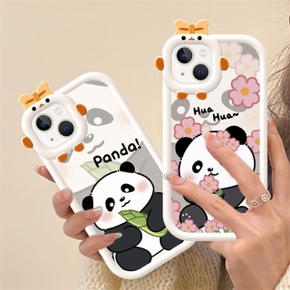 Ốp Lưng Cho OPPO A15 A16K A16 A17 A17K A31 A3S A53 A54 A5S A74 A78 A92 A9 A94 A57 A58 A38 F11 A96 A15S A93 A55 Panda Monster Lens Vỏ Điện Thoại Silicon Trong Suốt DCG