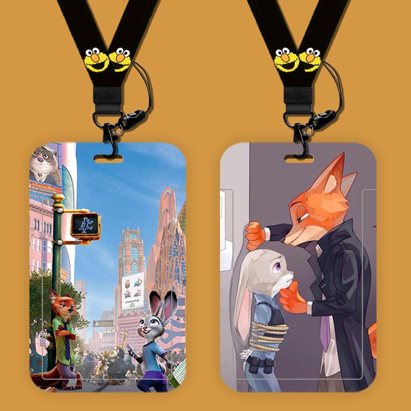 Ví Đựng Thẻ ID / Danh Thiếp Họa Tiết Hoạt Hình Zootopia Cho Nam