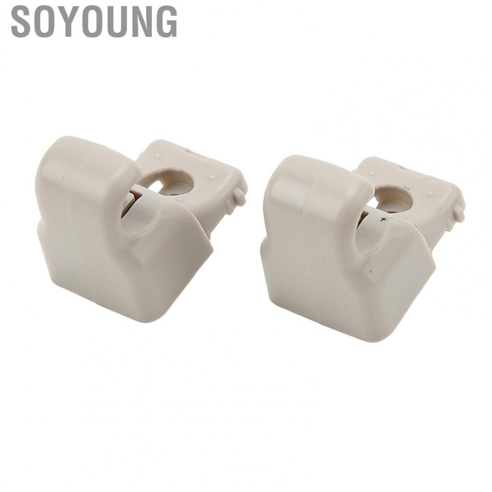Soyoung Sun Visor  Left Right ABS 1130993‑00‑A Hook 2Pcs Standard Design for Maintenance