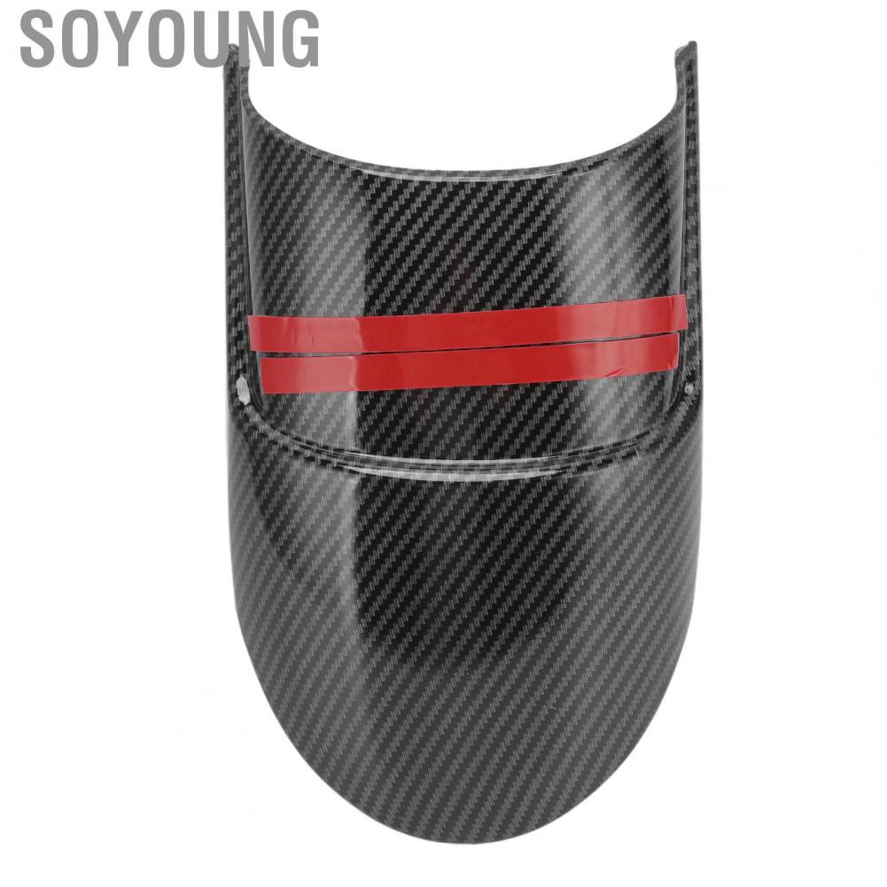 Soyoung Front Wheel Mudguard Extension  Front Mudguard Rear  Temperature Resistant Carbon Fiber Style  for Motorcycle