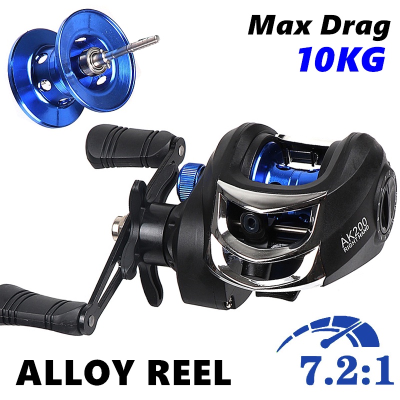 Máy Câu Cá 18 + 1 10kg Tốc Độ Cao 7.2: 1