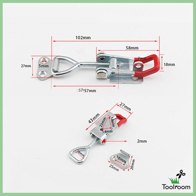 Bộ 5 Chốt Cài Chốt Đẩy Bằng Sắt Tháo Gỡ Nhanh Dùng Làm Đồ Gỗ