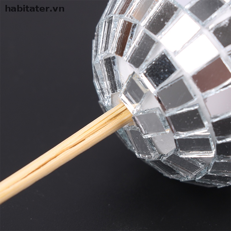 Que Cắm Trang Trí Bánh Kem Hình Quả Bóng Disco Cổ Điển