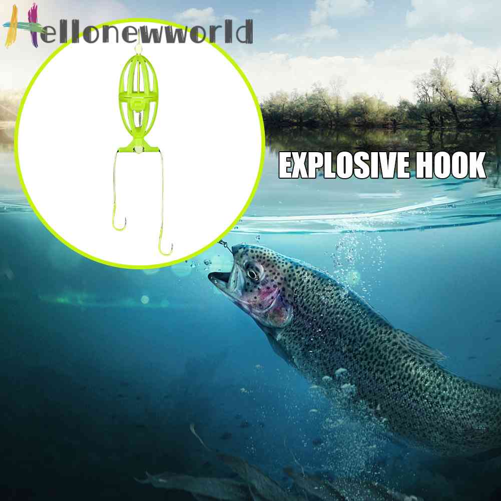 Set 4 Lồng Nhựa Đựng Mồi Câu Cá Tiện Lợi