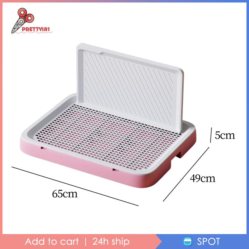[Prettyia1] Khay Đi Vệ Sinh Cho Thú Cưng Trong Nhà Có Thể Tháo Rời Và Tái Sử Dụng