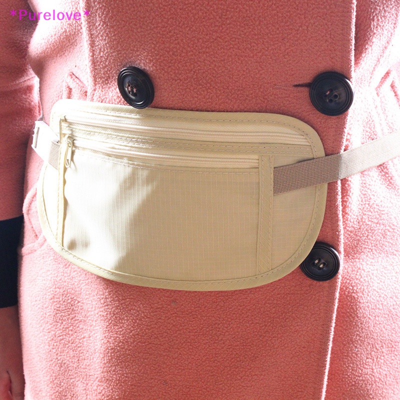 1 Túi Đeo Hông Đựng Tiền / Hộ Chiếu Đa Năng Tiện Dụng Mới