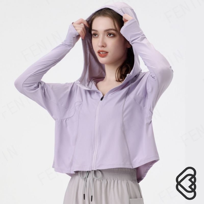 Áo Khoác Thể Thao Tay Dài Chống Nắng Siêu Mỏng Thân Thiện Với Da FENIN FTL88Y