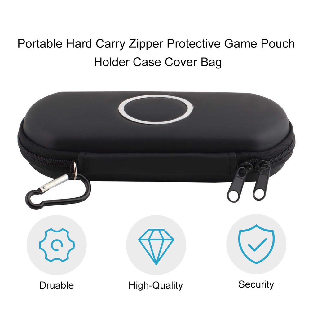 Portable Hard Carry Zipper Protective Case Bag Game Pouch Holder For Sony Psp 1000 2000 3000 Cover [Q/6]