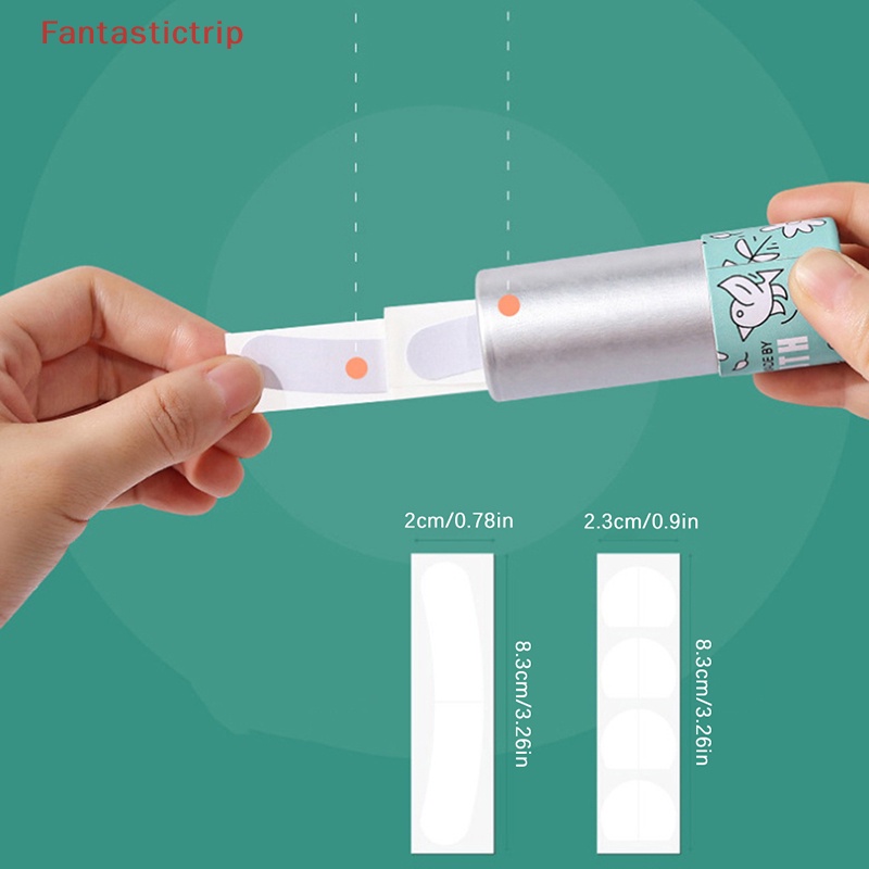 [Fantastictrip] Set 50 Băng Keo Hai Mặt Trong Suốt Thời Trang Cho Quần Áo / Đầm