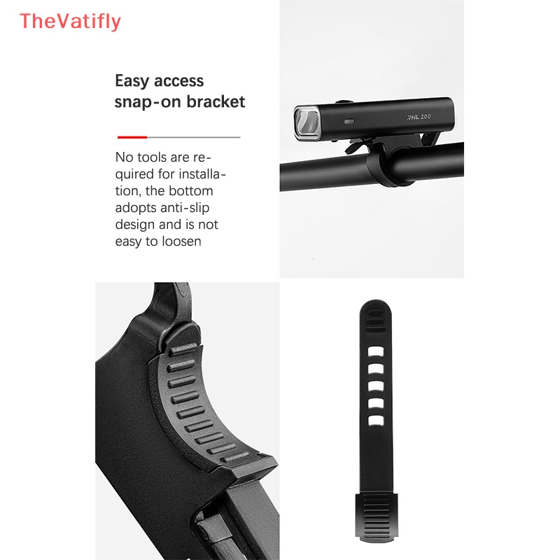 Đèn Pha LED Type-C 2000mAh Bằng Nhôm Siêu Nhẹ Kèm Sạc Tiện Dụng Cho Xe Đạp