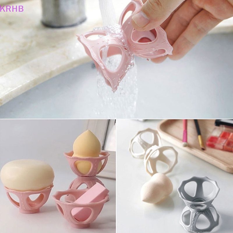 Set 3 Hộp Đựng Mút Trang Điểm Làm Đẹp Tiện Dụng Mới