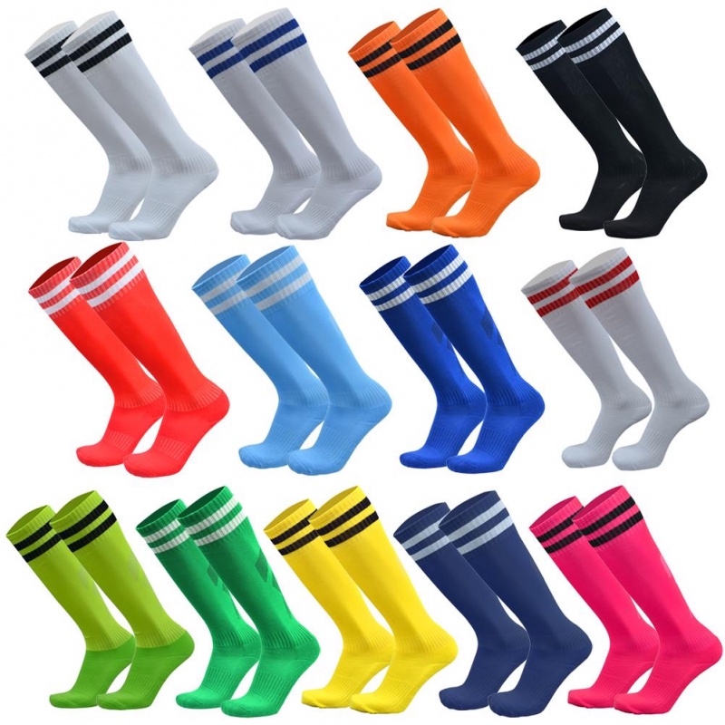 1 Đôi Vớ Dài Qua Gối Vải Cotton Spandex Dành Cho Trẻ Em Và Người Lớn Chơi Bóng Đá / Khúc Côn Cầu / Khúc Côn Cầu Ngoài Trời