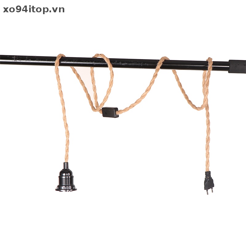 Đuôi Đèn Dây Xoắn 2 Lõi 3M E27 2M Kèm Công Tắc Tiện Dụng