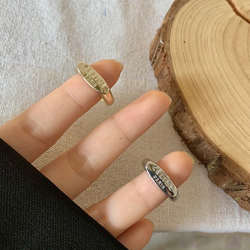 Nhẫn HợP Kim DạNg Hở HìNh Chữ CáI