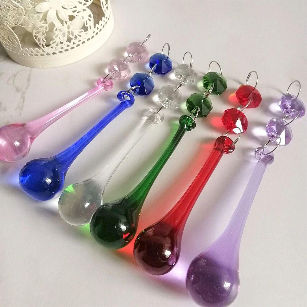 Set 2 Chuỗi Hạt Giọt Nước 135mm Trang Trí Đèn Trần Nhà