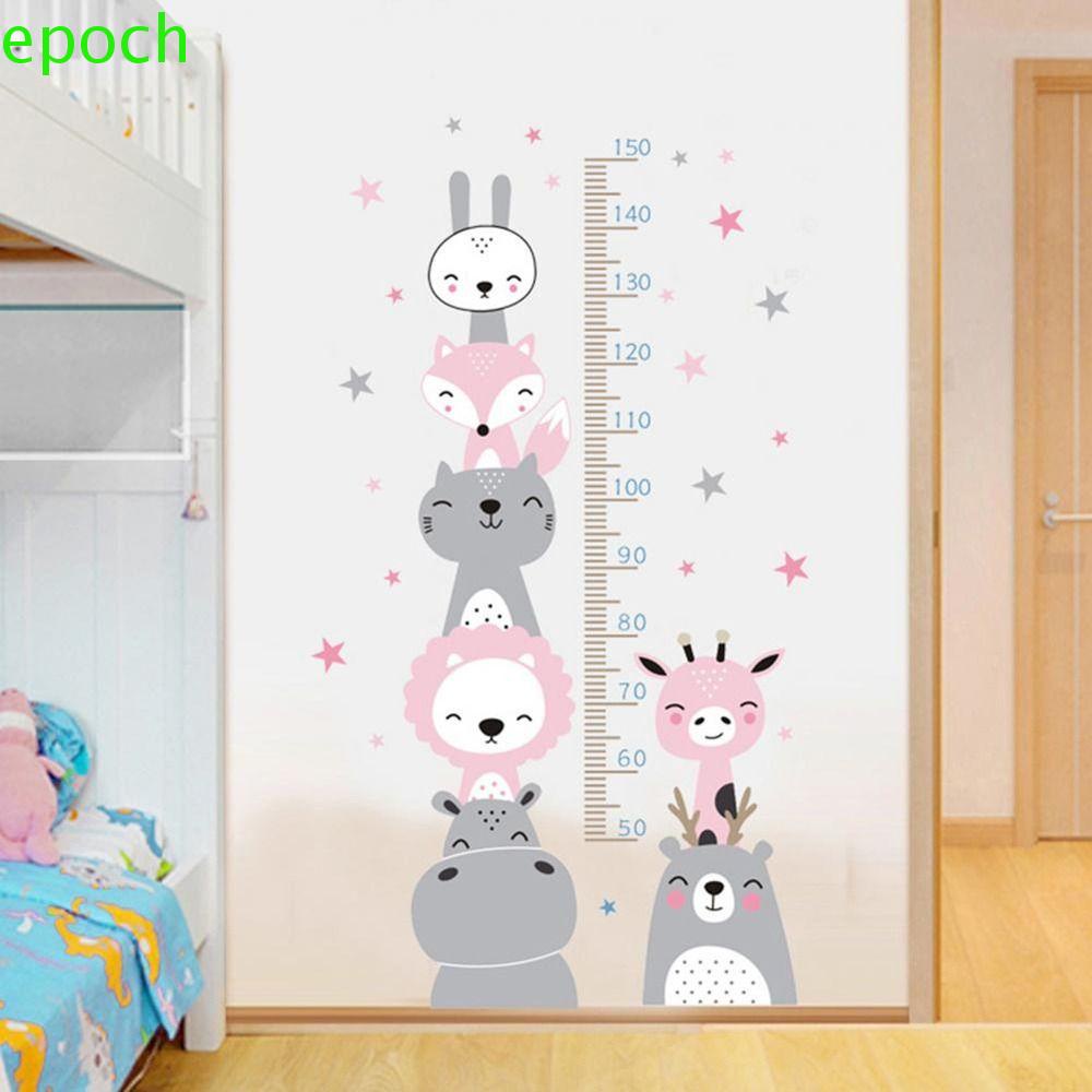 Epoch Giấy Dán Tường Đo Chiều Cao Hình Động Vật Đáng Yêu Dành Cho Bé