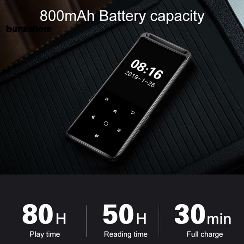 Máy Nghe Nhạc MP3 MP4 FM Radio Màn Hình 1.8inch Bur M6 16GB