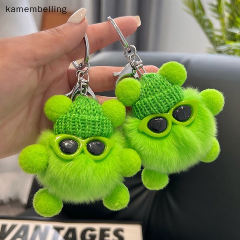 Kamembelling Móc Chìa Khóa Lông Thỏ Mềm Mại