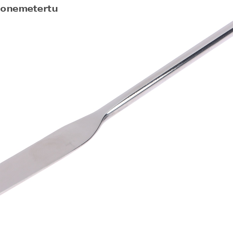 1 Dụng Cụ Đánh Phấn Trang Điểm Bằng Thép Không Gỉ Hai Đầu Kèm Túi Đựng PU