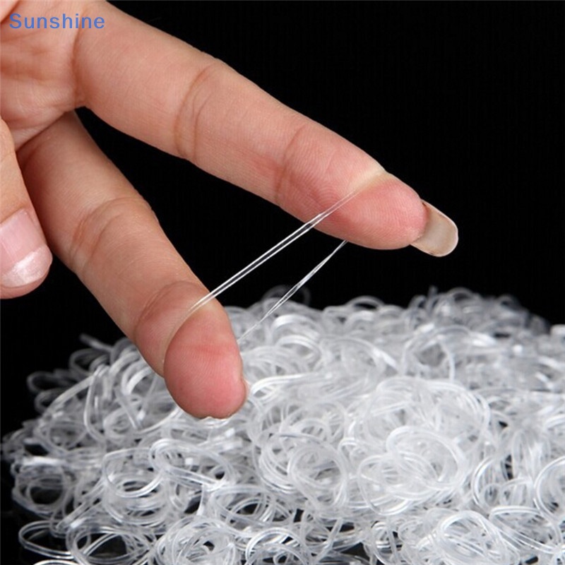 Hộp 300 Dây Chun Buộc Tóc Co Giãn Tiện Dụng