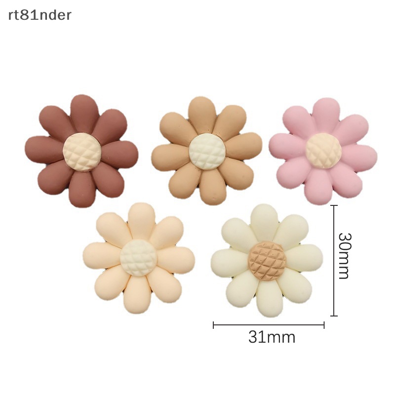 Rt Set 10 Kẹp Tóc Hình Hoa Hướng Dương Nhiều Màu Sắc Chất Lượng Cao DIY