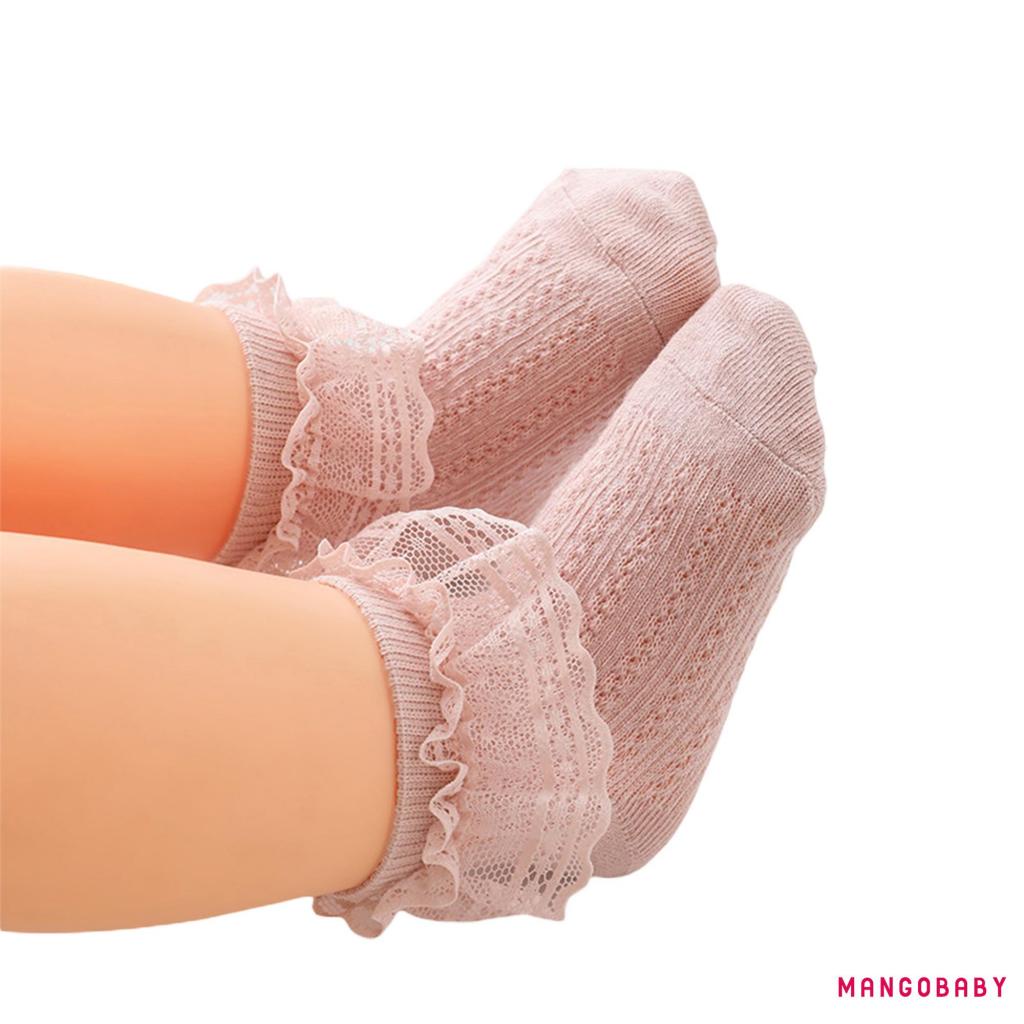 Đôi Vớ Phối Ren Dễ Thương Dành Cho Bé Gái
