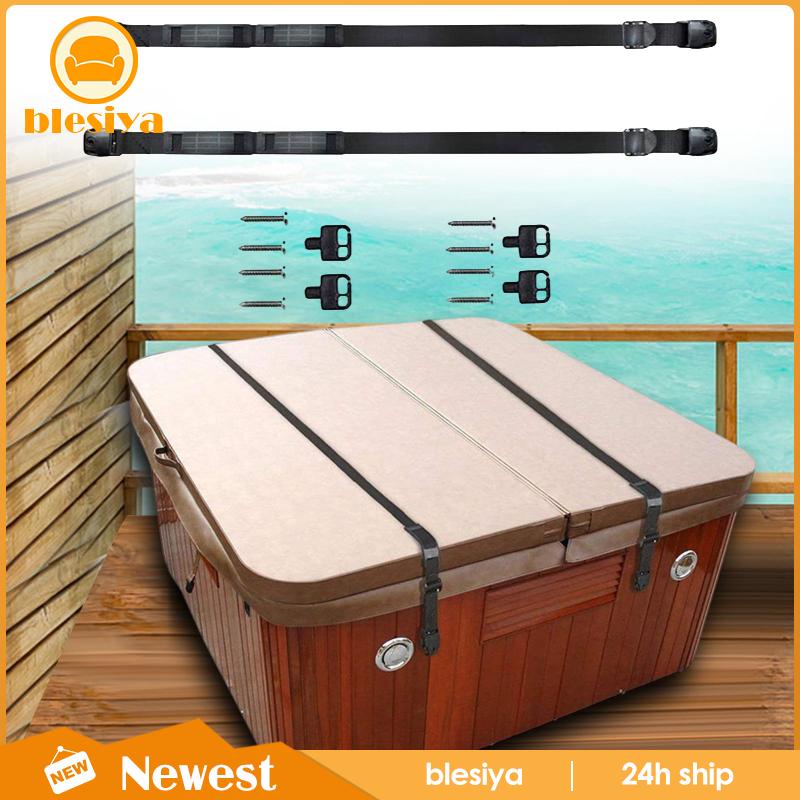 [Blesiya] Set 2 Vỏ Bọc Bồn Tắm Nóng Có Dây Đeo Nhỏ Gọn Chịu Được Sức Nặng