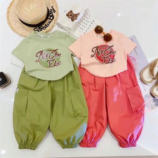 Set đồ hai món thời trang mùa hè phong cách mới cho bé gái