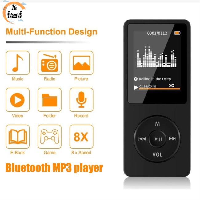 Máy Nghe Nhạc Mp3 Mp4 Fm Radio Ngoài Siêu Mỏng Cho Học Sinh Mp3