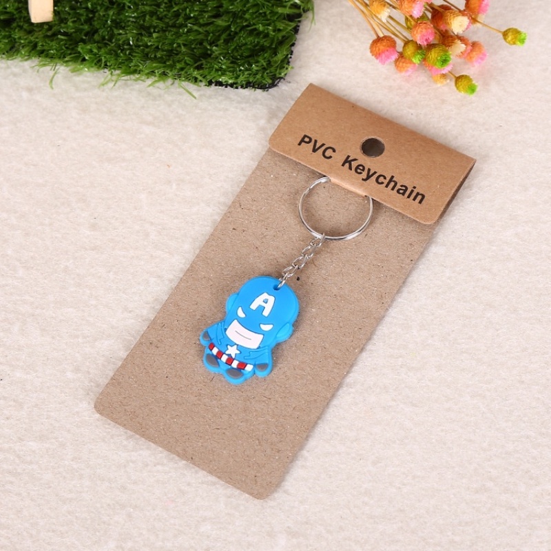 Móc Khóa Silicon Thân Thiện Với Môi Trường Họa Tiết Hoạt Hình Dễ Thương