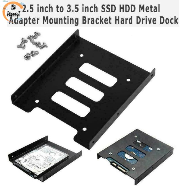 Khay Đựng Ổ Cứng SSD 2.5-inch Sang 3.5-inch Bằng Kim Loại
